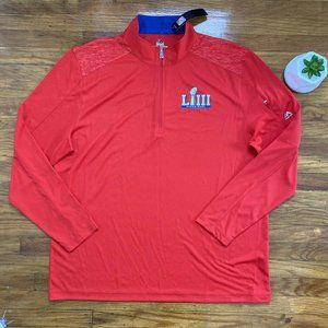 NWT Majestic CoolBase Mens NFL Team Long Sleeve Shirt SuperBowl 2XL XXL New